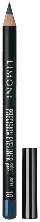 Карандаш для глаз стойкий с пчелиным воском и маслом жожоба Precision Eyeliner LIMONI тон 10