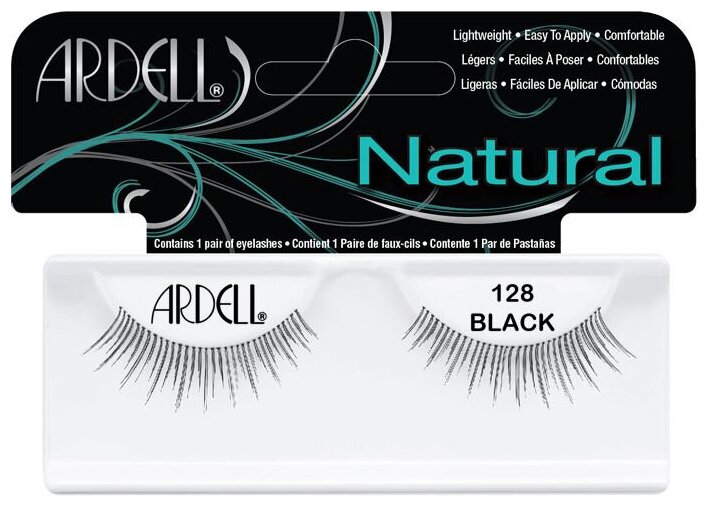 Ardell накладные ресницы Natural Fashion Lash 128, black