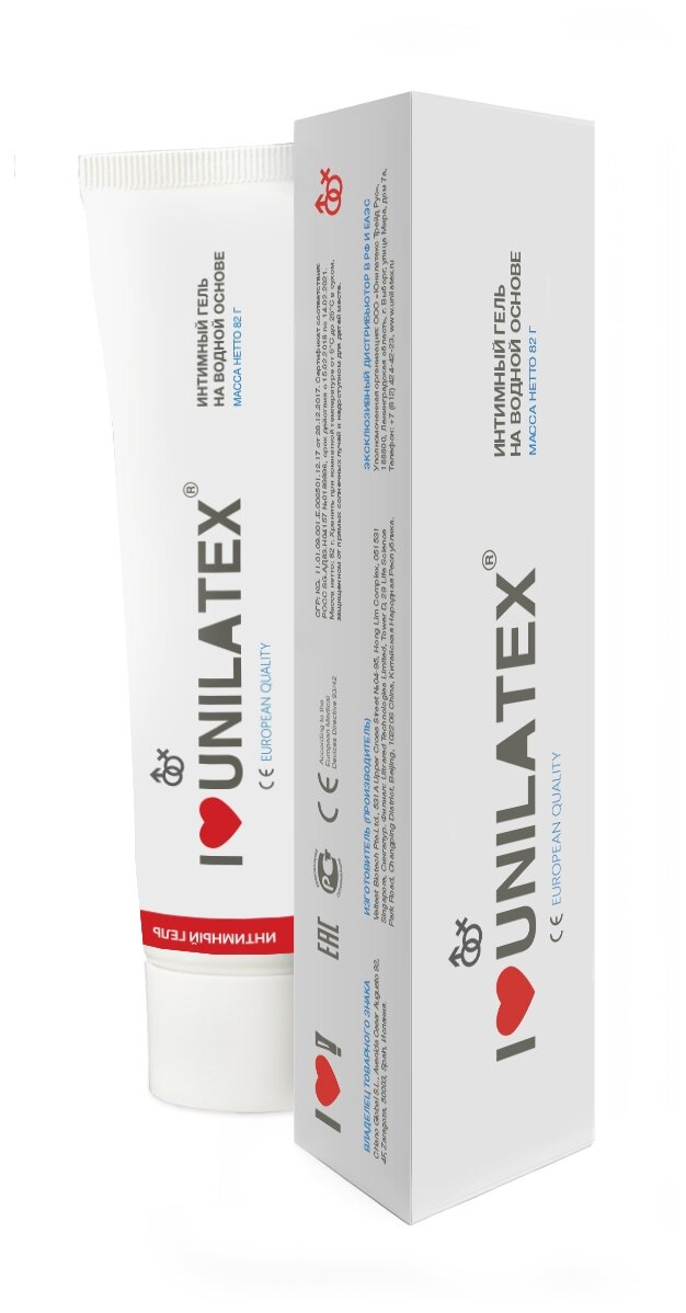 Unilatex / Интимный гель- лубрикант Unilatex Gel, 82 мл.