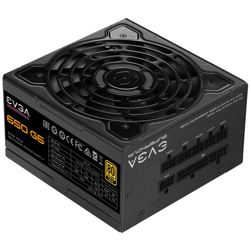 EVGA G6 650 220-G6-0650-X2 , 650W, 80 Plus Gold, полностью модульный {5} (439277)