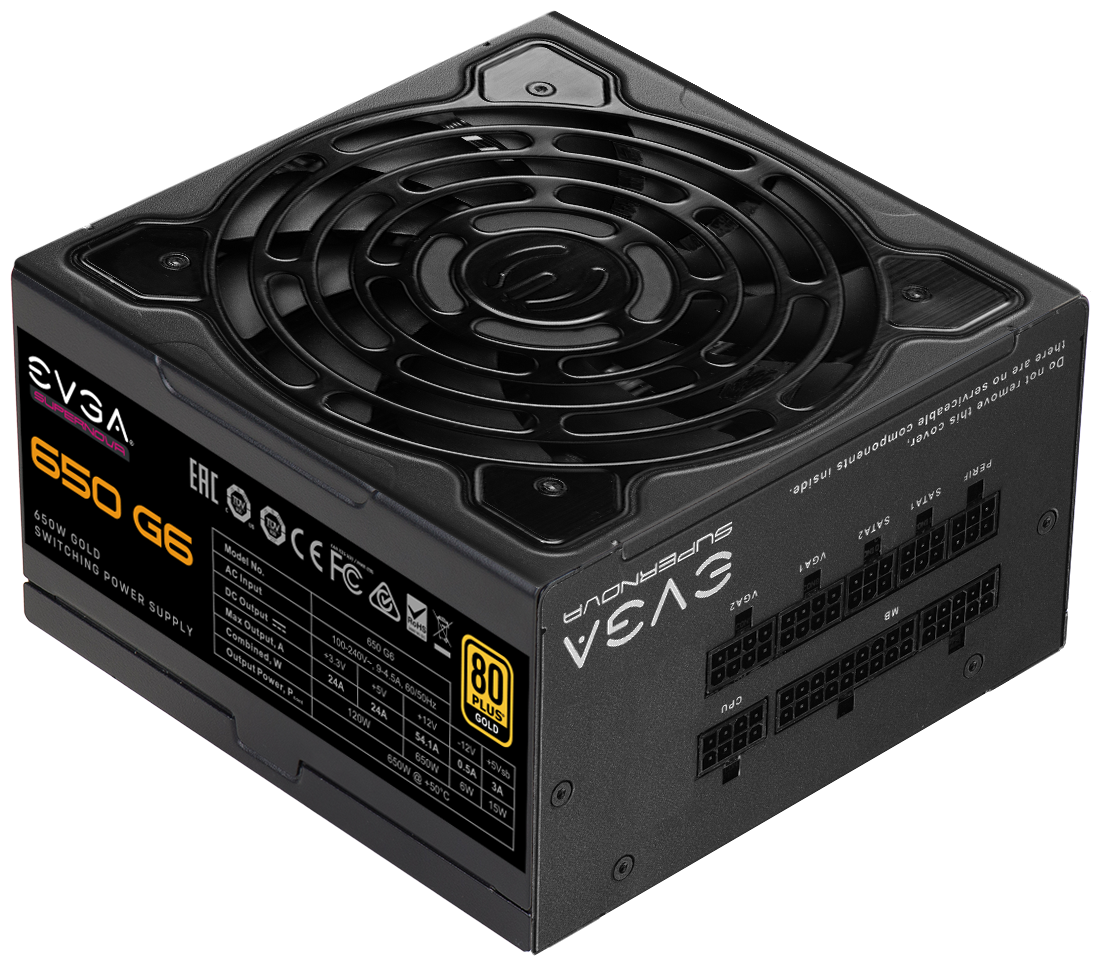 Блок питания 650W EVGA SuperNOVA G6 (220-G6-0650-X2)