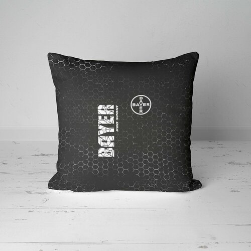 Подушка декоративная 45х45см / Разные футбольные принты / Футбол / байер Bayer Pro Sport Графика