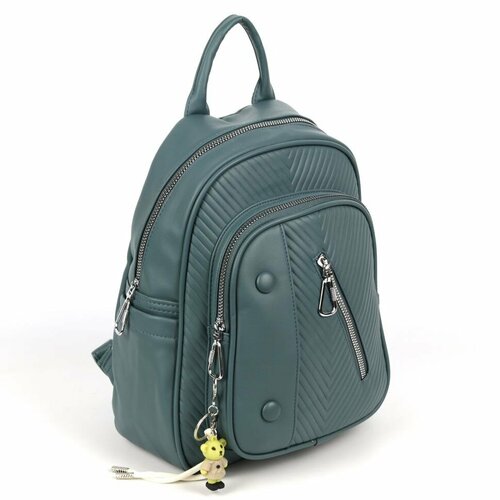 фото Рюкзак 0968 синий, фактура гладкая, зеленый, синий piove