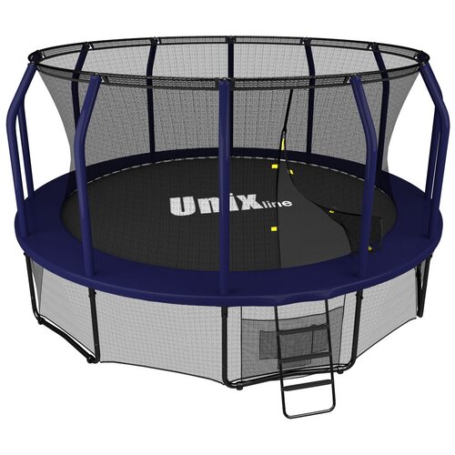 Каркасный батут Unix Line 12ft Supreme 366х366х269 см , blue баскетбольный щит для батута unix line supreme