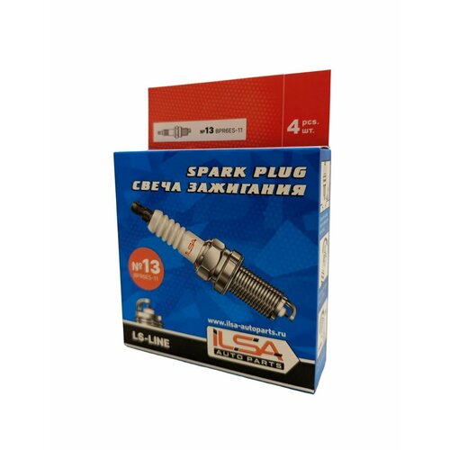Свечи зажигания для ВАЗ Lada 2108, 2109, 21099, 2113-2115, 2110-12, 2170 Priora,1118 Kalina, 2190 Granta с 8 клапанным инжекторным двигателем. Комплект 4шт.