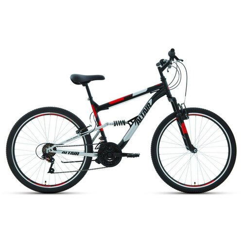 Велосипеды Двухподвесы Altair MTB FS 26 10 год 2021 цвет Черный-Красный ростовка 18 21965₽