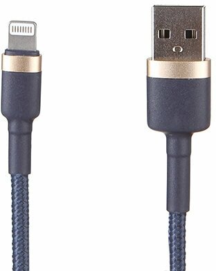 Аксессуар Baseus Cafule Cable USB - Lightning 2.4A 1m Gold-Blue CALKLF-BV3