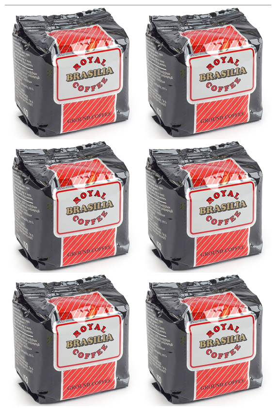 Кофе молотый Роял Армения Бразилия / Royal Armenia Brasilia / вакуумная упаковка 100г / 6 пачек - фотография № 3