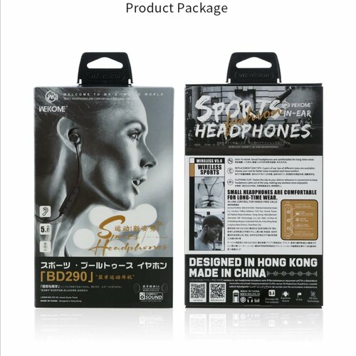 Наушники WEKOME BD-290 Белые 124000₽