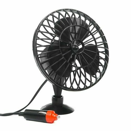 Вентилятор автомобильный Сomfort 9041 12 В 5 пластик чёрный 150000₽