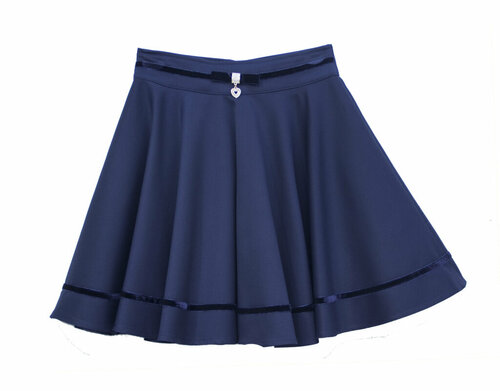 Школьная юбка BADI JUNIOR, размер 140, синий