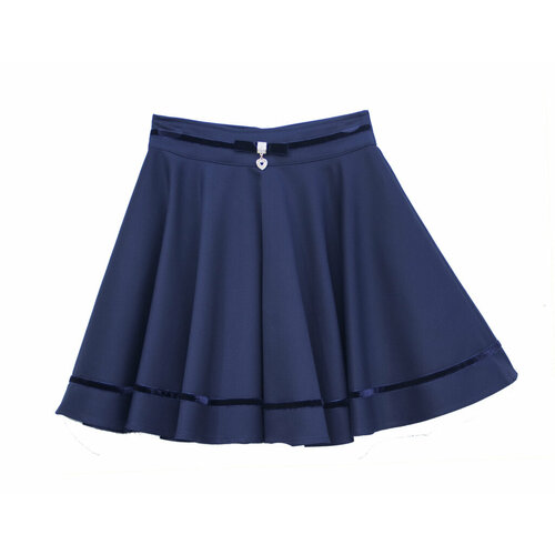 Школьная юбка BADI JUNIOR, размер 134, синий школьная синяя юбка полусолнце для девочки 78331 дш19 36 146