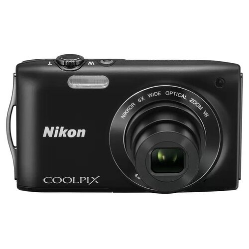 Фотоаппарат Nikon Coolpix S3300, черный