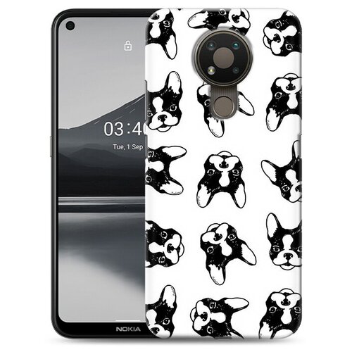 Чехол задняя-панель-накладка-бампер MyPads черно белые собачки для Nokia 3.4 противоударный чехол задняя панель накладка бампер mypads черно белые собачки для nokia 1 4 противоударный