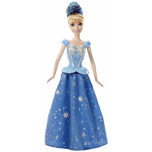 фото Кукла mattel disney princess золушка с развевающейся юбкой, 29 см, chg56 разноцветный