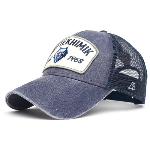 фото Бейсболка мужская с сеткой хк нефтехимик atributika & club, кепка атрибутика и клуб летняя