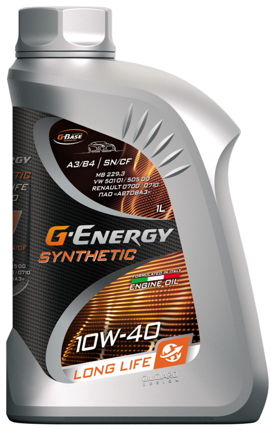   G-ENERGY Synthetic Long Life 10W-40 1 . API SN/CF