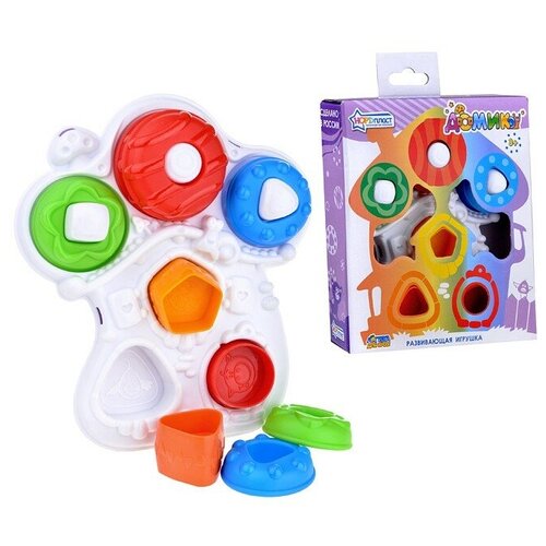 Дидактическая игрушка, Домик, логическая игра для малышей, развивающая игрушка для детей от 1 года.