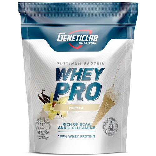 протеин сывороточный geneticlab nutrition whey pro 1000 г манго Протеин Geneticlab Nutrition Whey Pro, 1000 гр., ваниль