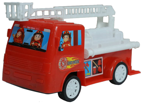Пожарный автомобиль ToyBola TB-027, 30.5 см, красный/белый
