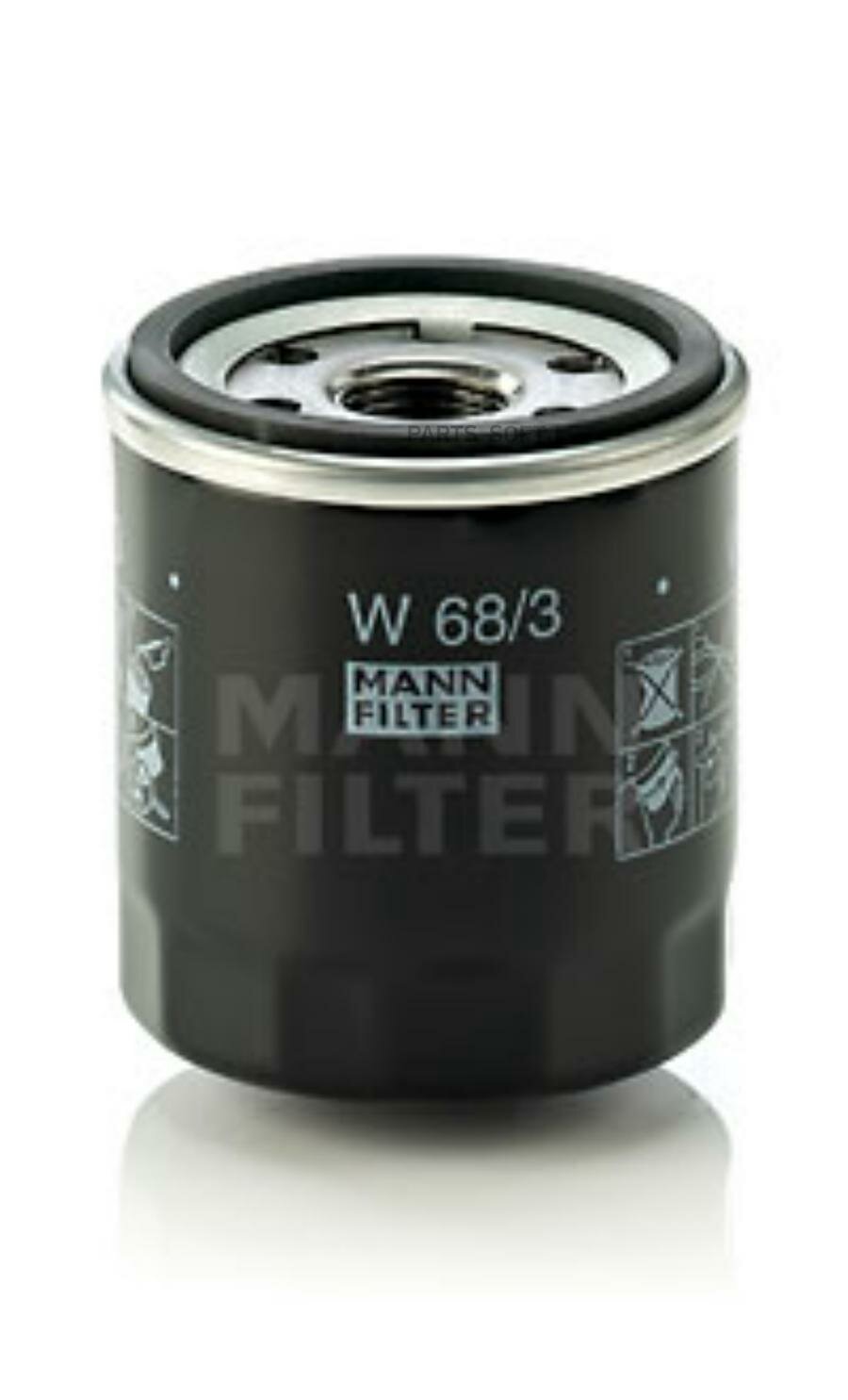 MANN-FILTER W68/3 Фильтр масляный