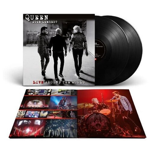 Виниловые пластинки, EMI, QUEEN + ADAM LAMBERT - Live Around The World (2LP)