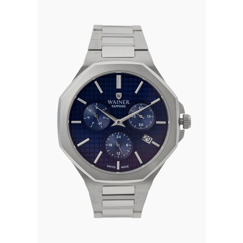 фото Наручные часы wainer наручные часы wainer wa.19687-b, серебряный, синий