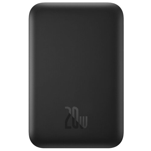 Внешний аккумулятор с беспроводной зарядкой Baseus Magnetic Wireless Charging 5000mAh 20W P10022106112-00 черный 3092₽