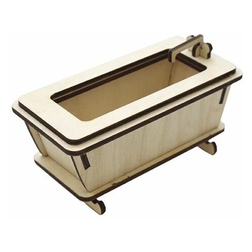 фото L-542 деревянная заготовка 'ванна' 11,5*5,5*6,5см astra&craft astra & craft