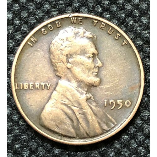 Монета США 1 цент 1950 год #5-о монета сша 1 цент 1953 год 5 о
