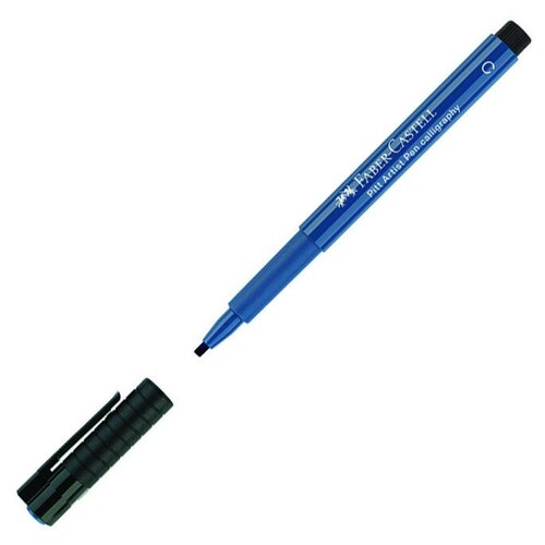 Ручка капиллярная Pitt Artist Pen Calligraphy, 2,5 мм, цвет корпуса: индантреновый синий