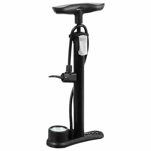 Насос напольный с манометром автовело ниппель цвет чёрный 327300₽