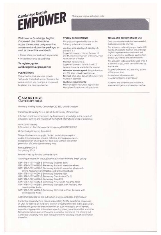 Empower. Elementary. А2. Student's Book + Online Assessment and Practice + Online Workbook - фото №12