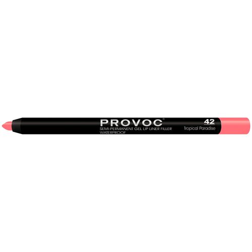 Provoc гелевая подводка в карандаше для губ Semi-Permanent Gel Lip Liner, 42 tropical paradise provoc гелевая подводка в карандаше для губ semi permanent gel lip liner 31 vixon