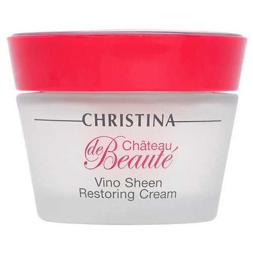 Christina Chateau De Beaute Vino Sheen Restoring Cream Восстанавливающий крем для лица Великолепие, 50 мл восстанавливающий крем christina chateau de beaute vino sheen restoring cream 50 мл