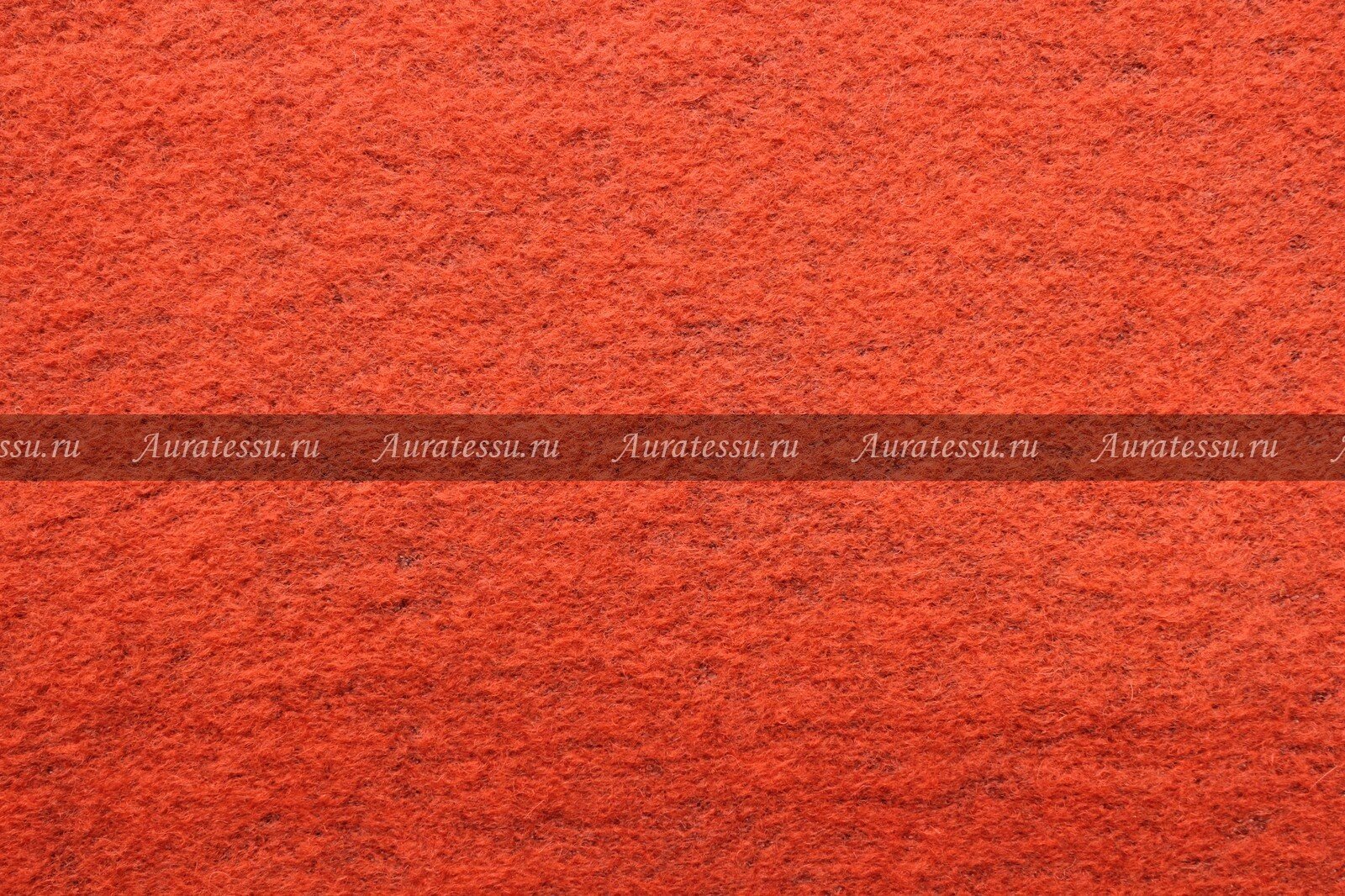 Ткань Лоден шерстяной с ворсом терракотово-коралловый, 440 г/пм, ш160см, 0,5 м