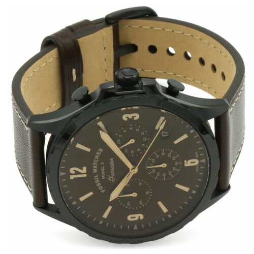 Наручные часы FOSSIL Forrester FS5608, коричневый, черный наручные часы fossil forrester fs5608 коричневый черный
