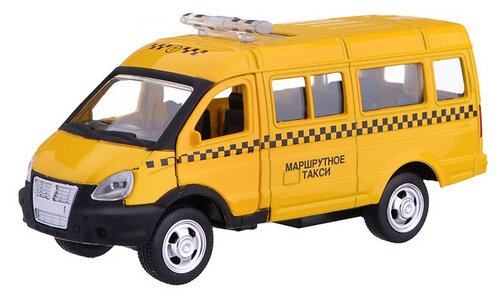 Микроавтобус Play Smart 6404C 1:50, 10 см, желтый
