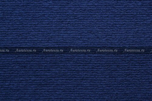Ткань Лоден шерстяной ярко-синий в рубчик, 420 г/пм, ш152см, 0,5 м