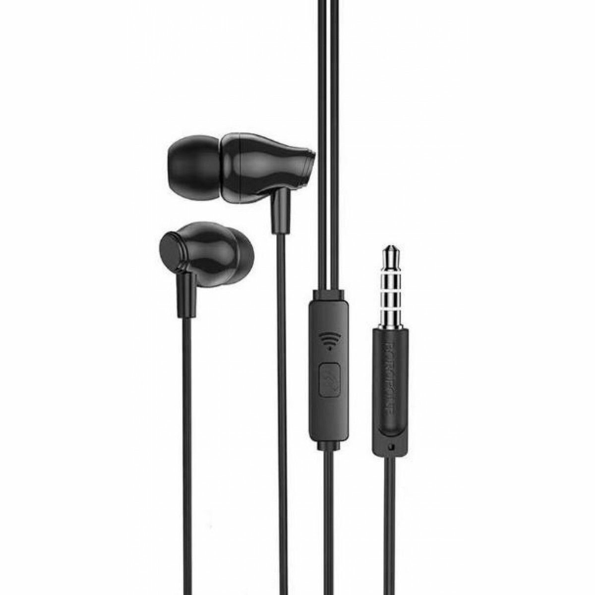 Гарнитура внутриканальная Borofone BM61 Wanderer universal earphones with mic , black