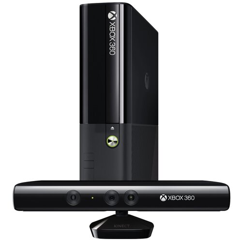 Microsoft Xbox 360 E 500 GB + Kinect + 5 игр (код для скачивания)