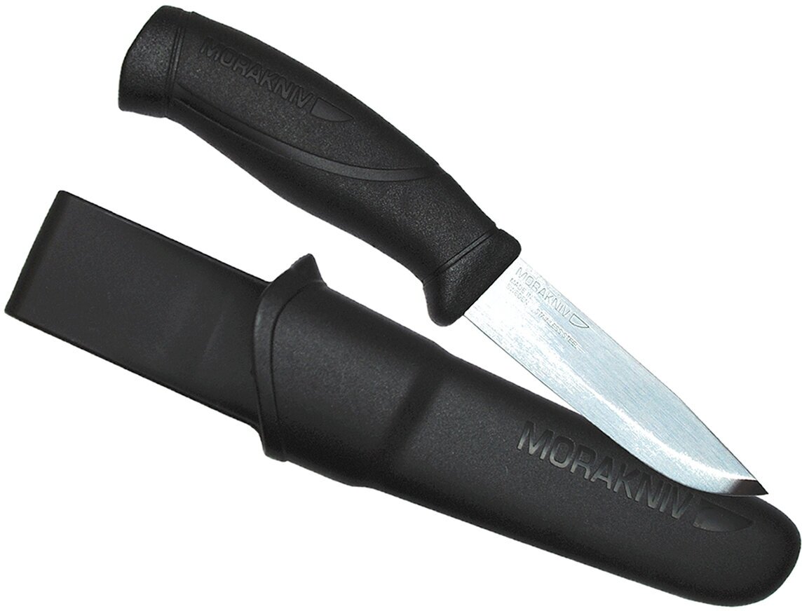 Нож Morakniv Companion Black, нержавеющая сталь, 12141