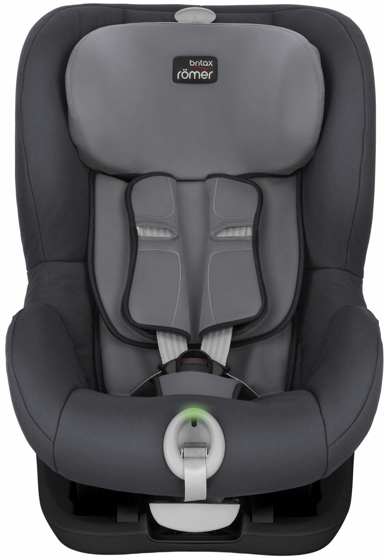 Автокресло Britax Romer King II LS, цвет: black series storm grey trendline - фото №17