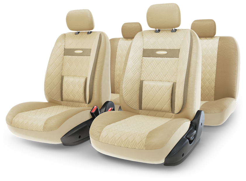 Чехлы на сиденья универсальные COMFORT COM-1105GP L. BE/L. BE