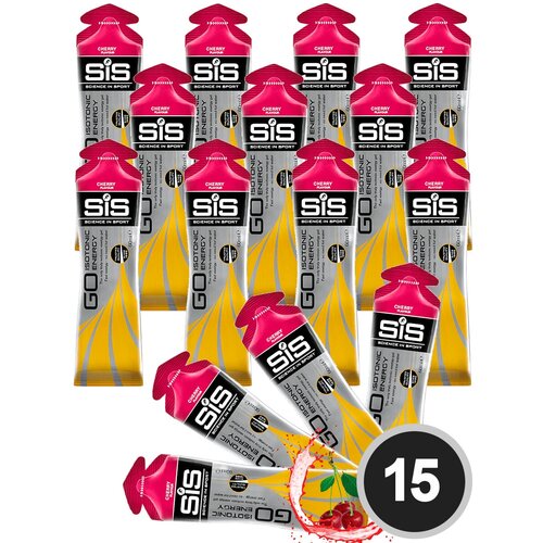 Гель питьевой SCIENCE IN SPORT (SiS) GO Isotonic Energy Gels 15 x 60 мл, Вишня