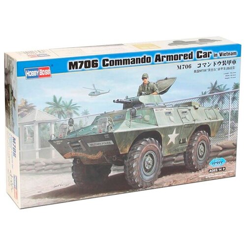 Сборная модель HobbyBoss M706 Commando Armored Car in Vietnam (82418) 1:35 сборная модель trumpeter us army ch 47 crew in vietnam 00417 1 35