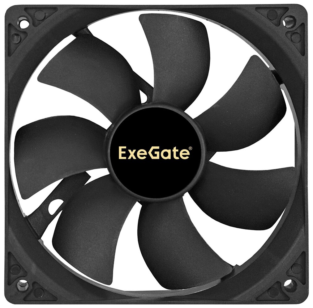 Вентилятор 12В DC ExeGate ExtraPower EP12025B3P (120x120x25 мм, 2-Ball (двойной шарикоподшипник), 3pin, 1850RPM, 30dBA)