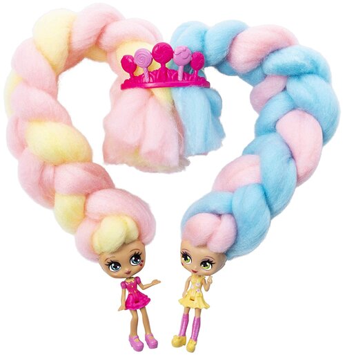 Набор кукол Spin Master Candylocks Лучшие подружки Керри и Берри, 8 см, 6054388 желтый