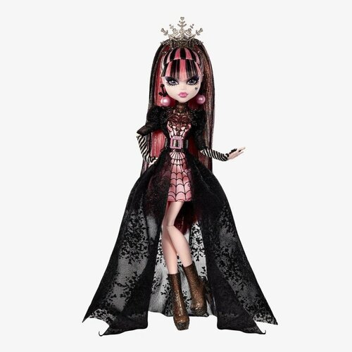 Кукла Monster High Howliday: Winter Edition Draculaura Doll (Монстр Хай Зимний Выпуск Дракулаура) набор монстр хай клод вульф и дракулаура музыкальный фестиваль monster high music festival clawd wolf draculaura