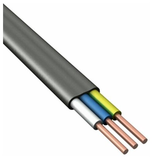 Кабель электрический ВВГ-Пнг(A)-LS 3x6 мм2 ГОСТ 5м - фотография № 2